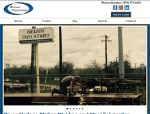 Tablet Screenshot of brazosindustries.com